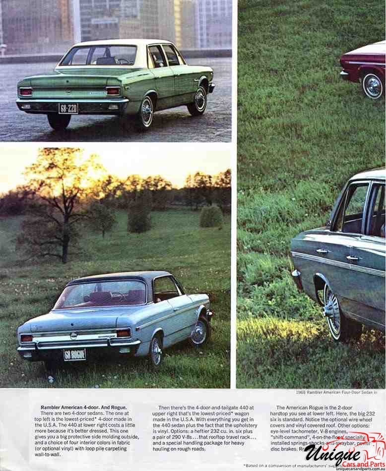 1968 AMC Rambler American Brochure Page 7